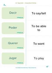 Spanish Flashcards - Diary Entry Phrases, Page 15