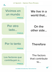 Spanish Flashcards - Diary Entry Phrases, Page 7