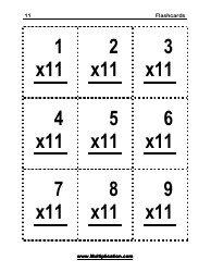 Math Multiplication Flashcards (0), Page 12