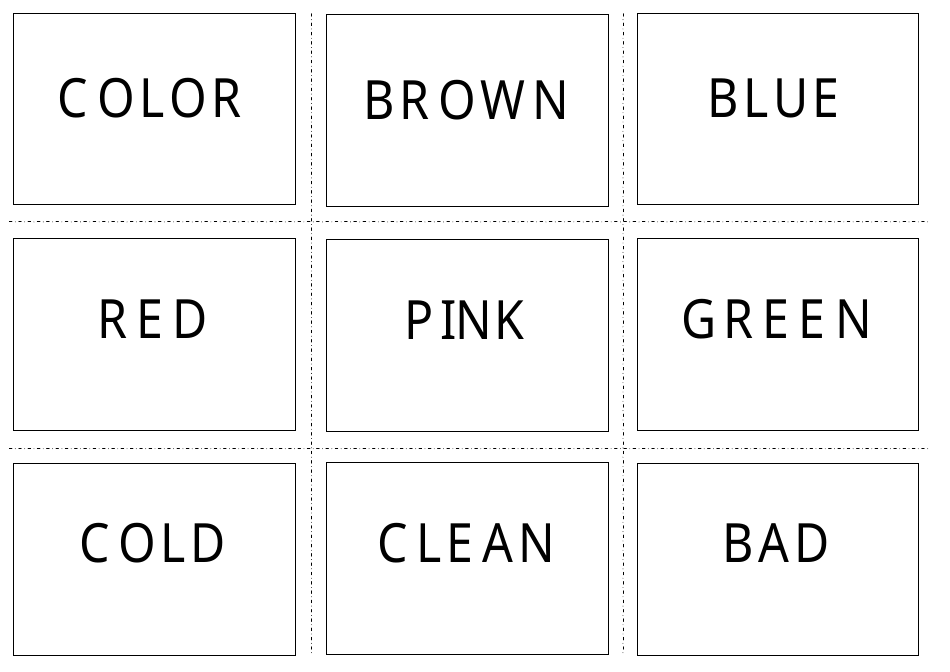 American Sign Language Manual Alphabet Practice Flashcards, Page 12