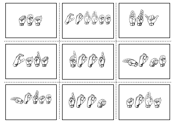 American Sign Language Manual Alphabet Practice Flashcards, Page 21