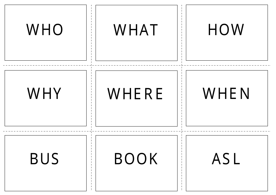 American Sign Language Manual Alphabet Practice Flashcards, Page 26