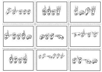 American Sign Language Manual Alphabet Practice Flashcards, Page 27