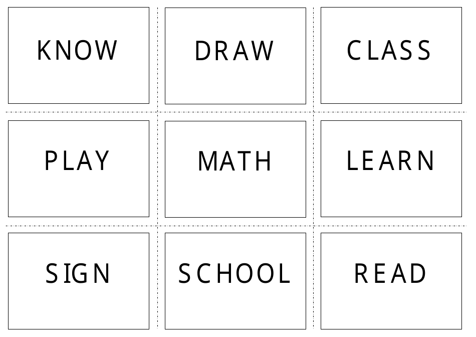 American Sign Language Manual Alphabet Practice Flashcards, Page 28