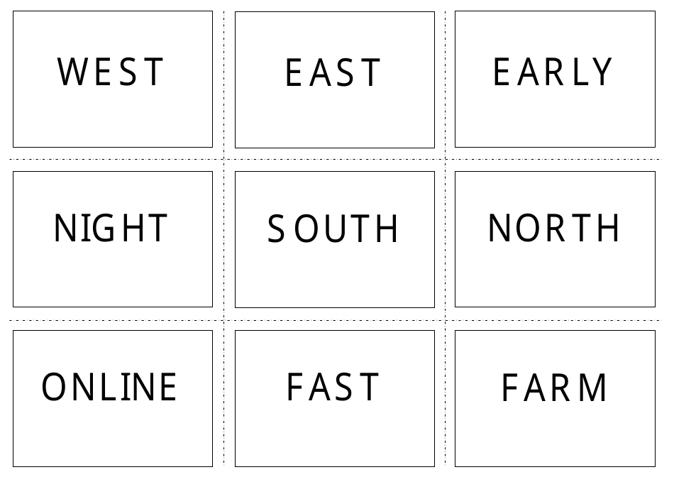 American Sign Language Manual Alphabet Practice Flashcards, Page 44