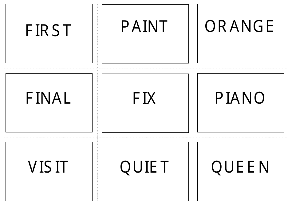 American Sign Language Manual Alphabet Practice Flashcards, Page 46