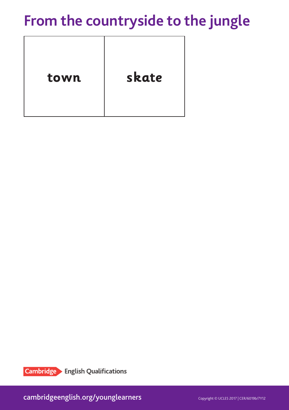 Cambridge A1 English Flashcards, Page 25