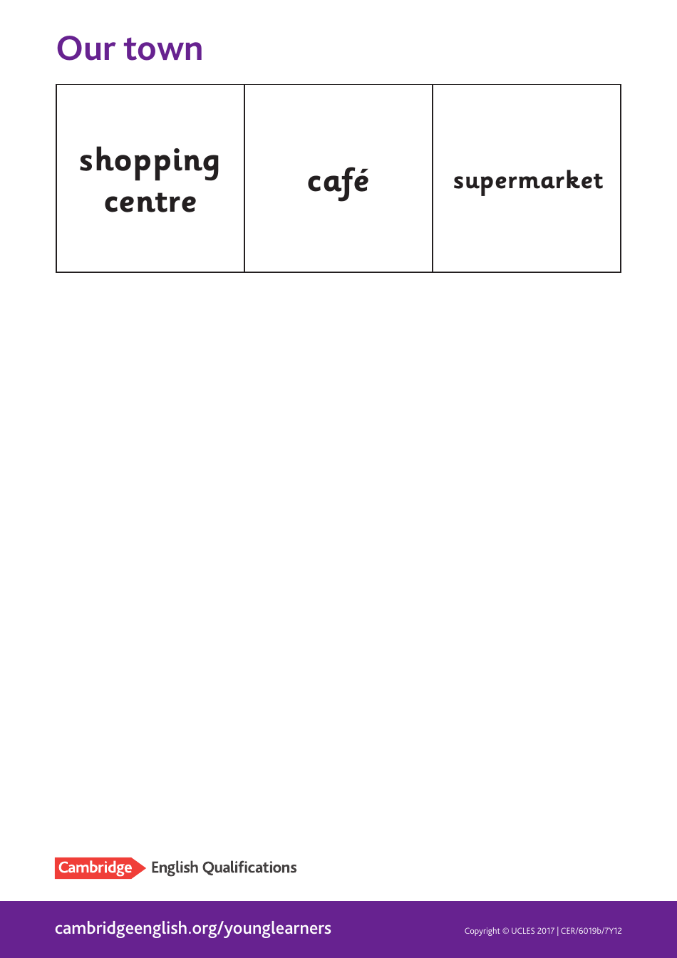 Cambridge A1 English Flashcards, Page 31