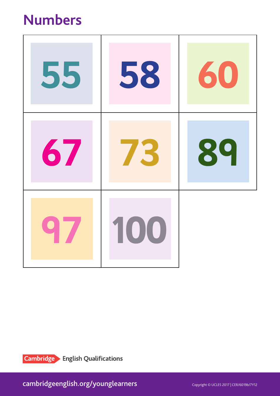 Cambridge A1 English Flashcards, Page 37