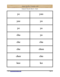 Aramaic Alphabet and Aramaic Vowel Flashcards, Page 24