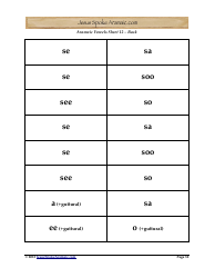 Aramaic Alphabet and Aramaic Vowel Flashcards, Page 32