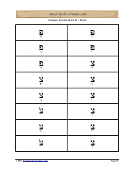 Aramaic Alphabet and Aramaic Vowel Flashcards, Page 35