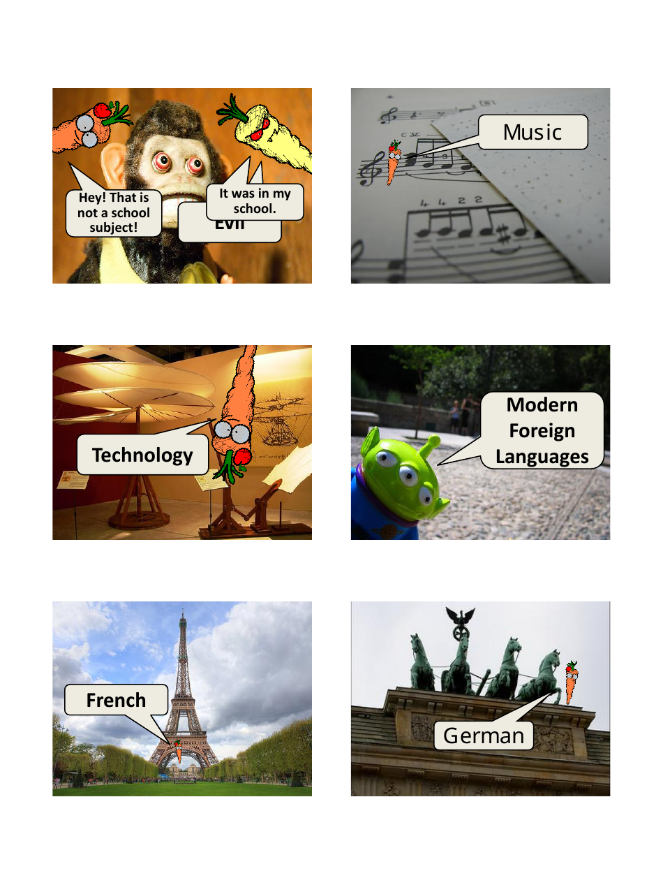 English Vocab Revision Flashcards - School, Page 10