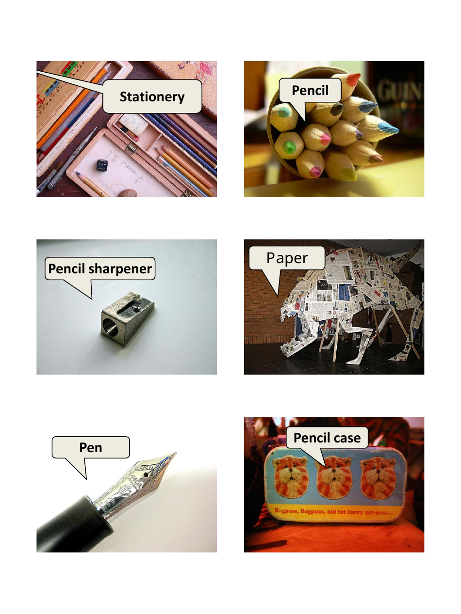English Vocab Revision Flashcards - School, Page 14