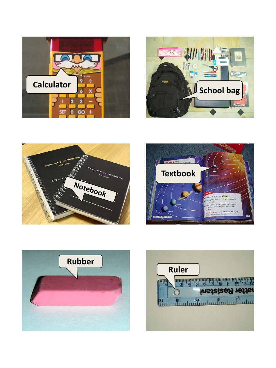 English Vocab Revision Flashcards - School, Page 15