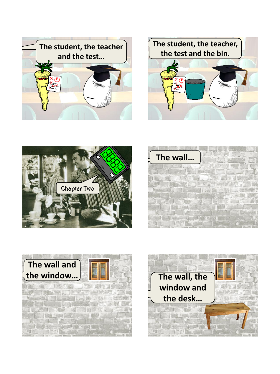 English Vocab Revision Flashcards - School, Page 4