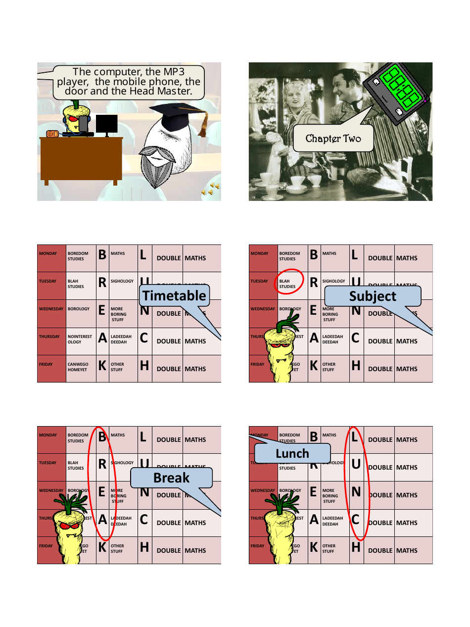 English Vocab Revision Flashcards - School, Page 7