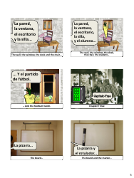 Spanish Vocab Revision Flashcards - School, Page 5