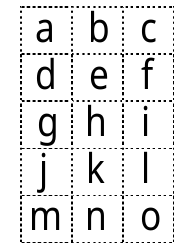 Lowercase and Uppercase English Letter Flashcards, Page 2