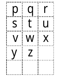 Lowercase and Uppercase English Letter Flashcards, Page 3
