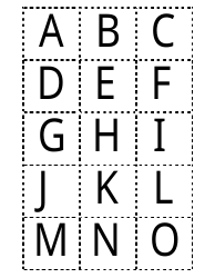 Lowercase and Uppercase English Letter Flashcards, Page 4