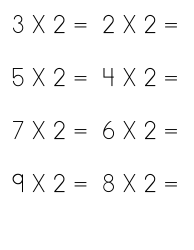 Multiplication Flashcards - 2 Through 9, Page 2
