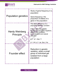 Neet Biology Flashcards - Evolution, Page 3