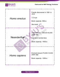 Neet Biology Flashcards - Evolution, Page 5