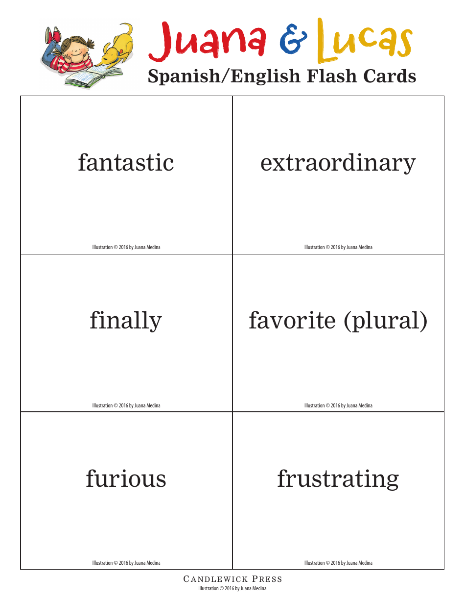 Spanish / English Flashcards - Juana  Lucas, Page 12