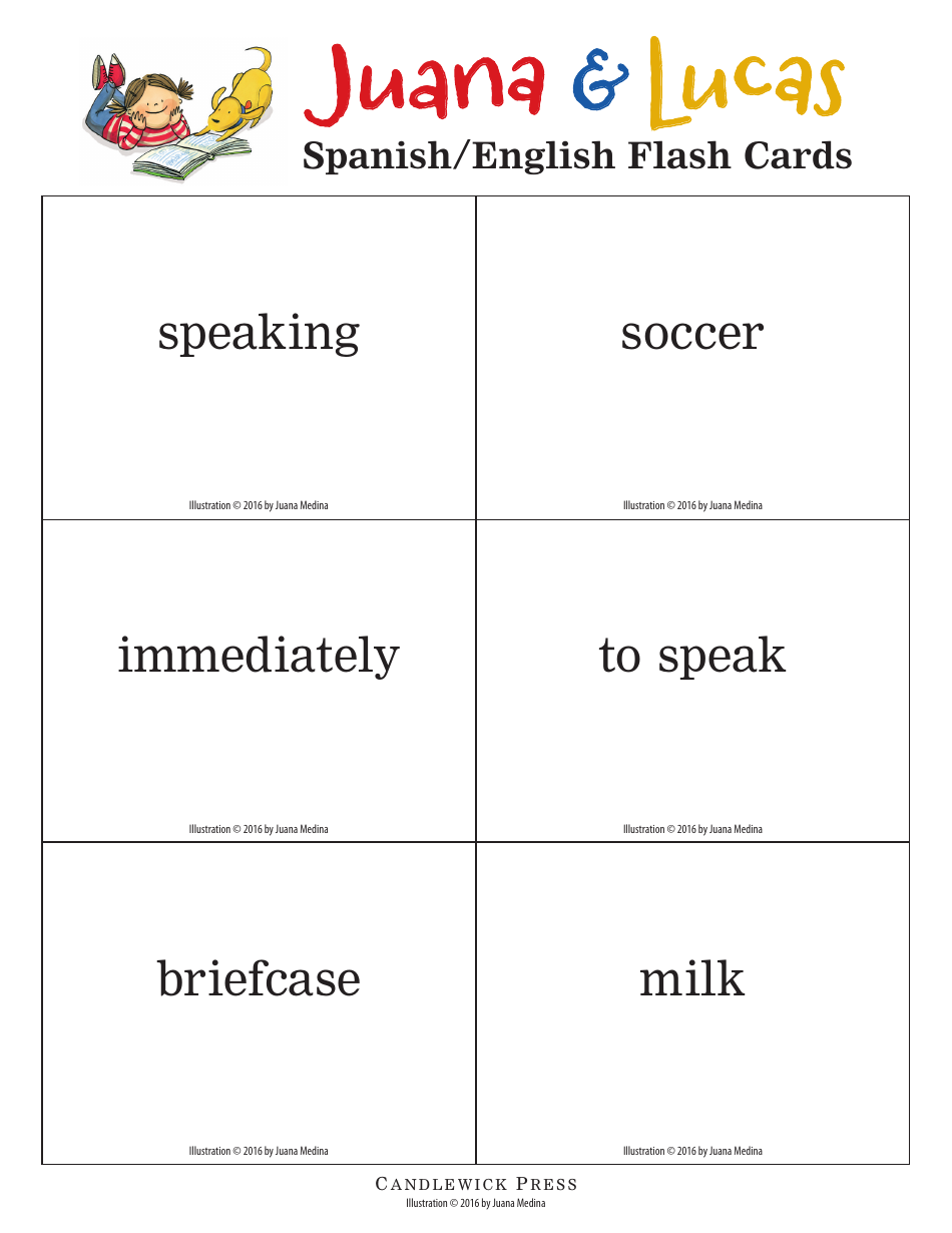 Spanish / English Flashcards - Juana  Lucas, Page 14