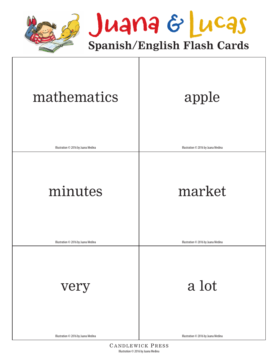 Spanish / English Flashcards - Juana  Lucas, Page 16