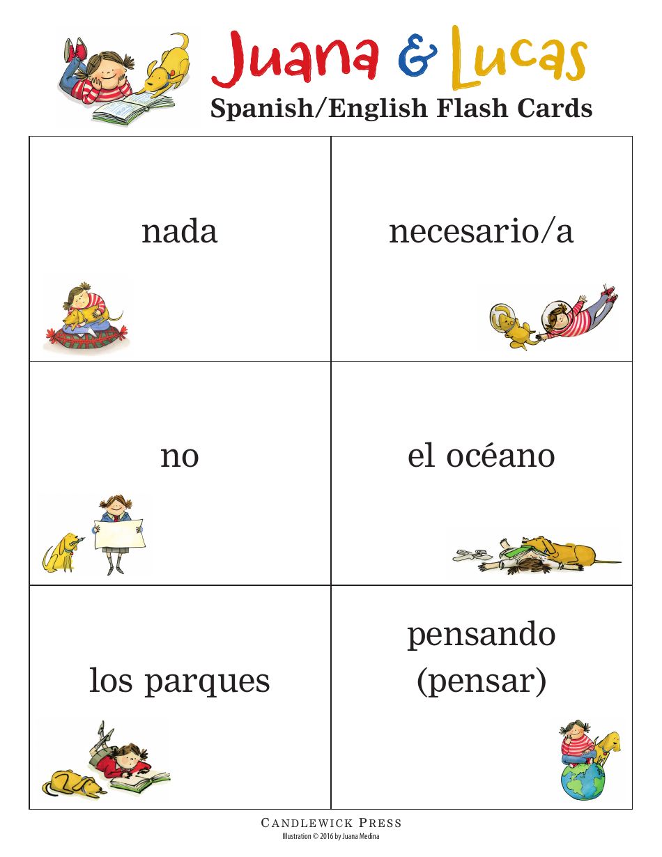 Spanish / English Flashcards - Juana  Lucas, Page 17