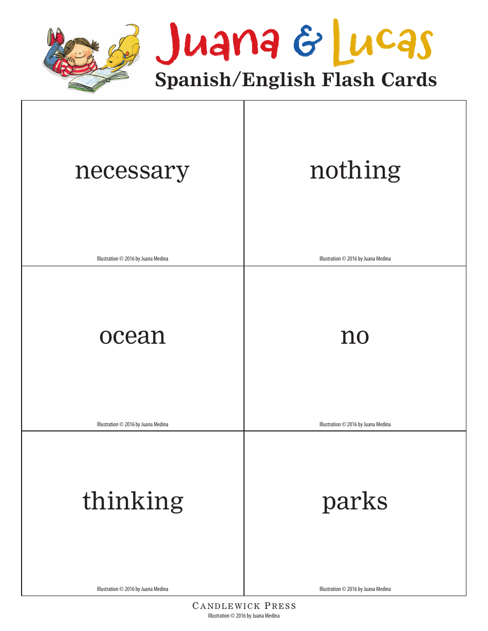 Spanish / English Flashcards - Juana  Lucas, Page 18