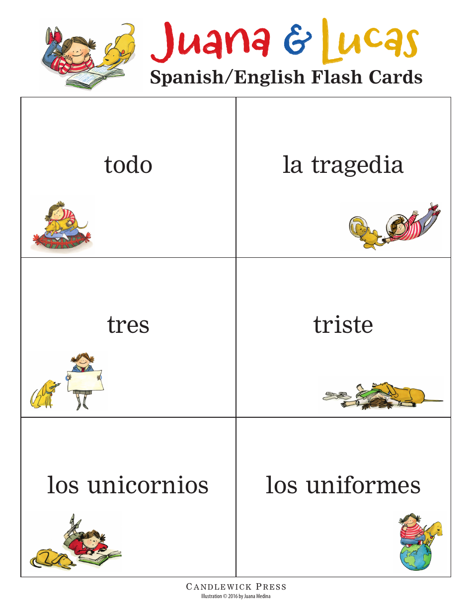 Spanish / English Flashcards - Juana  Lucas, Page 23