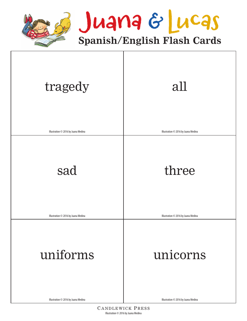 Spanish / English Flashcards - Juana  Lucas, Page 24