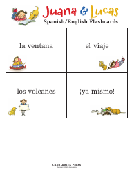 Spanish/English Flashcards - Juana &amp; Lucas, Page 25