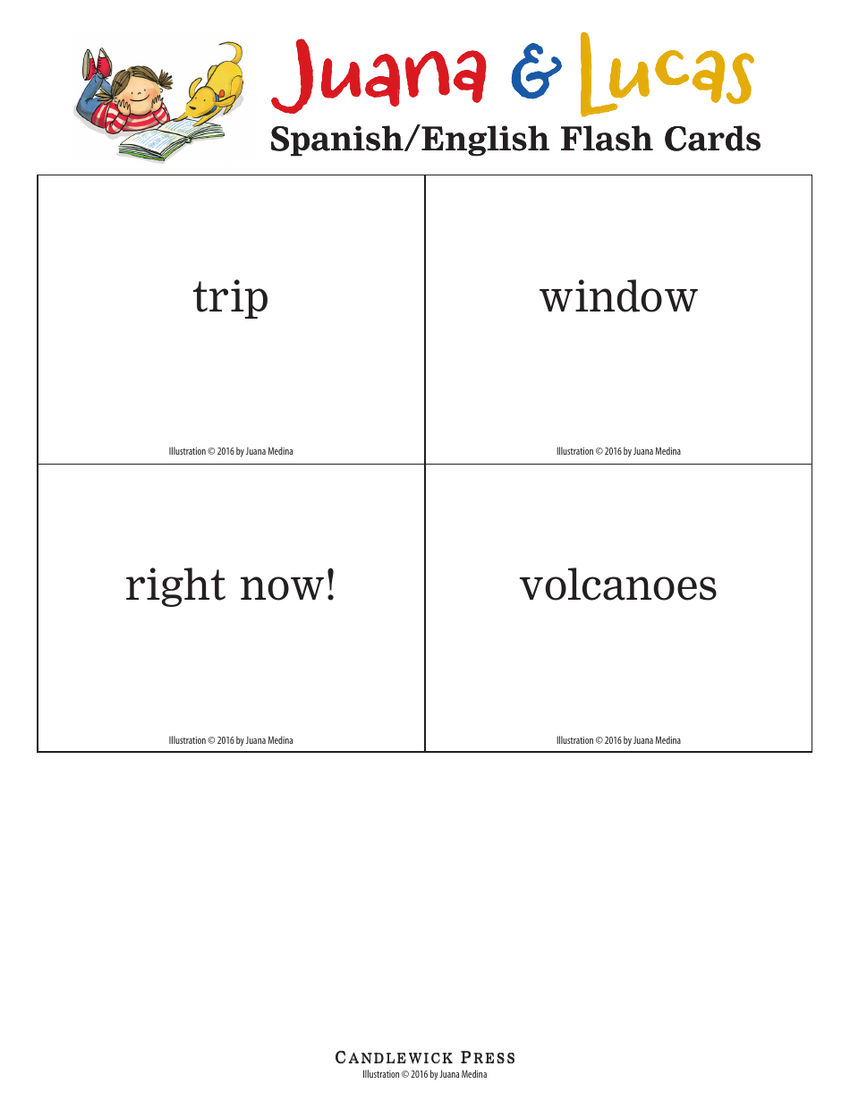 Spanish / English Flashcards - Juana  Lucas, Page 26