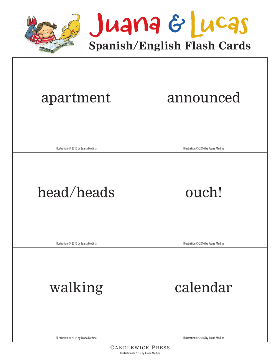 Spanish / English Flashcards - Juana  Lucas, Page 4