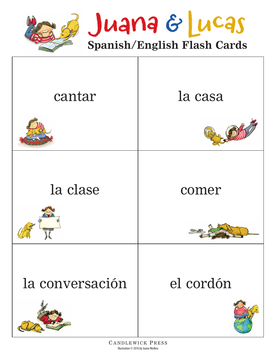 Spanish / English Flashcards - Juana  Lucas, Page 5