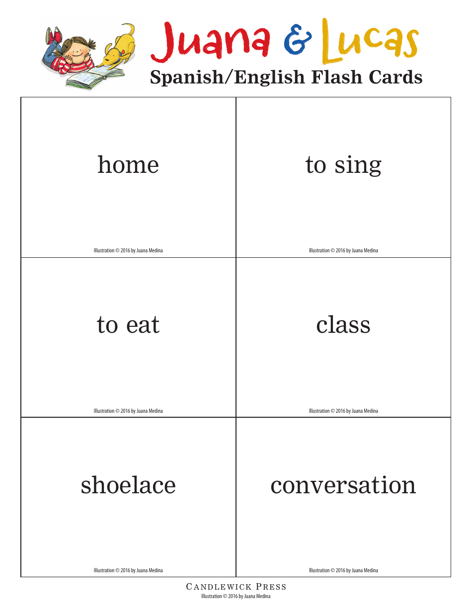 Spanish / English Flashcards - Juana  Lucas, Page 6
