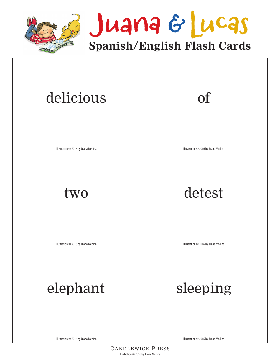 Spanish / English Flashcards - Juana  Lucas, Page 8