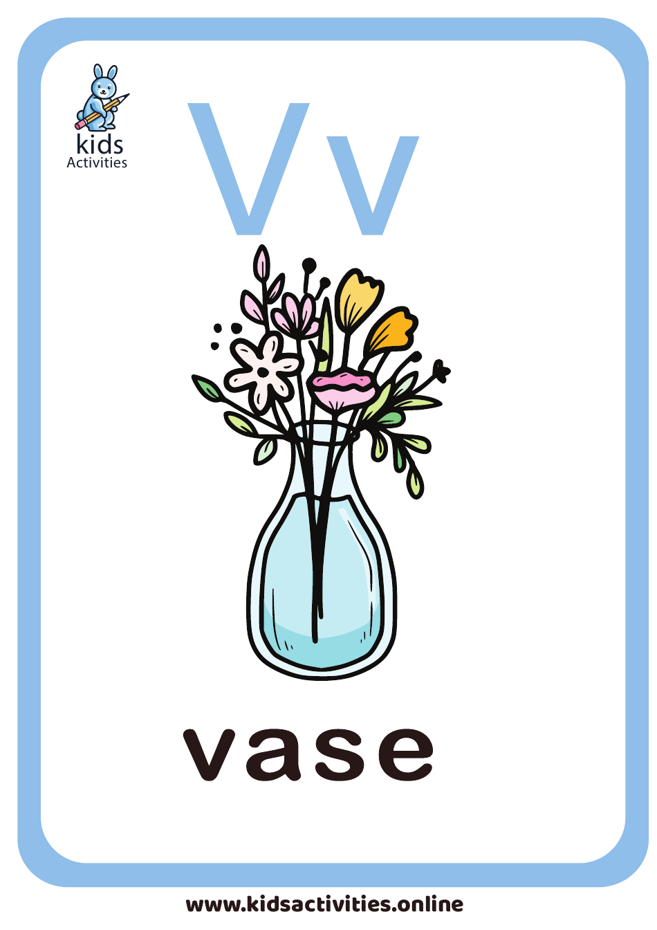 English Alphabet Flashcards - N-Z, Page 10