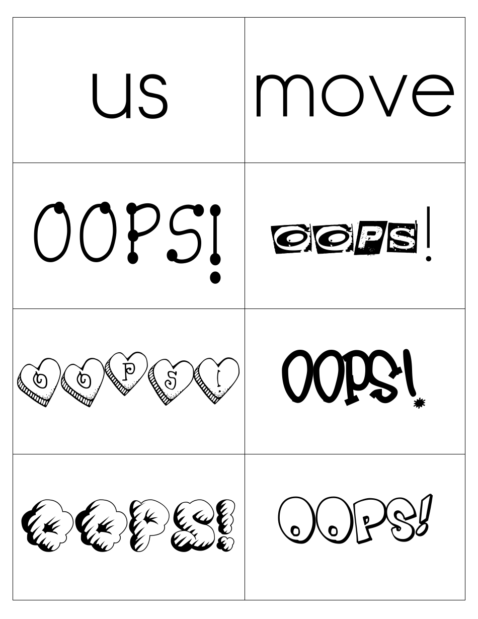 Sight Words Flashcards - 1-200, Page 30