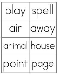 Sight Words Flashcards - 1-200, Page 32