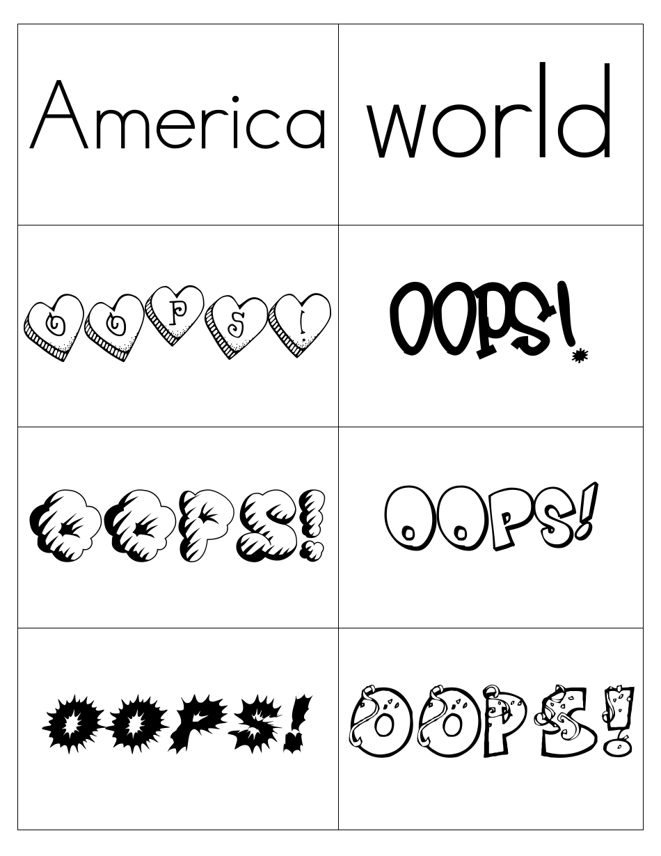 Sight Words Flashcards - 1-200, Page 34