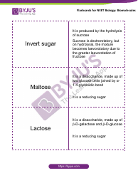 Biology Flashcards - Biomolecules, Page 2