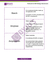 Biology Flashcards - Biomolecules, Page 3