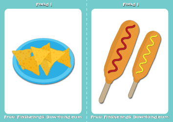 Food Flashcards Set, Page 3