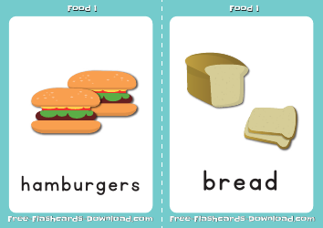 Food Flashcards Set, Page 6