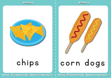 Food Flashcards Set, Page 7